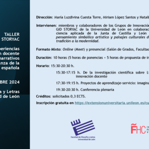 CARTEL TALLER EXPERIENCIAS DOCENTES
